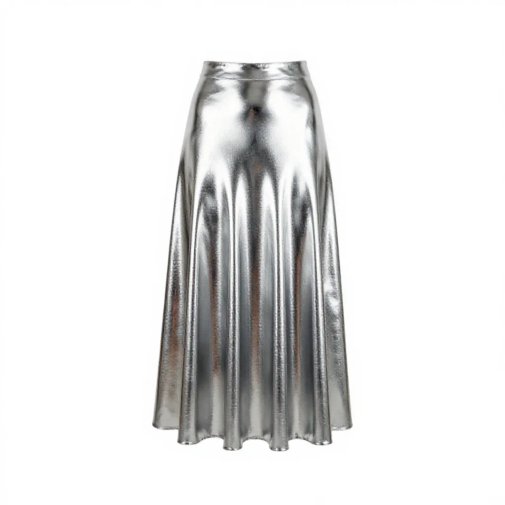 Hobble skirt isolated on a white background