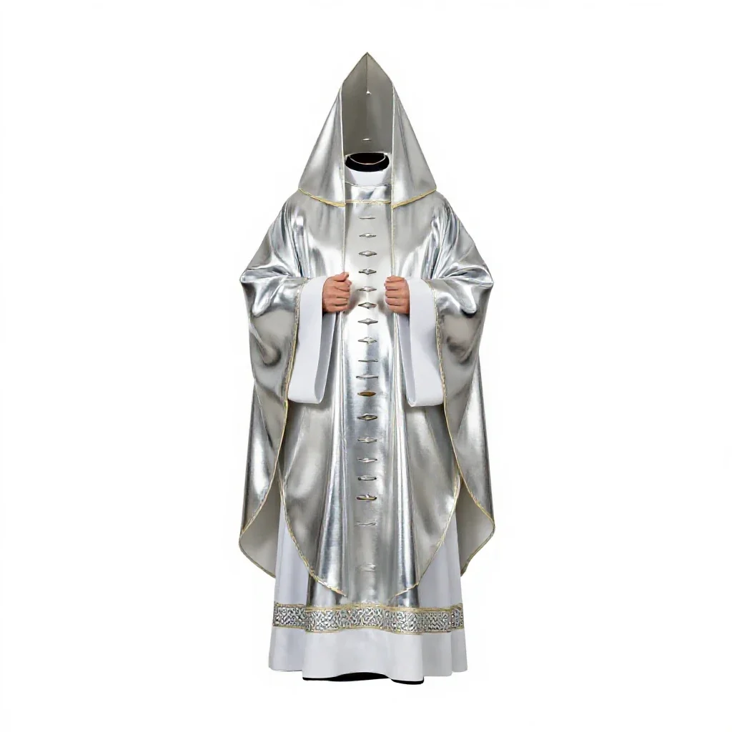 Humeral veil isolated on a white background