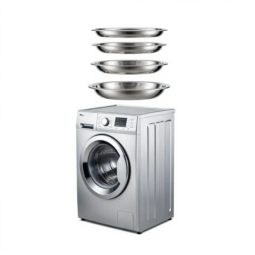 Laundry isolated on a white background