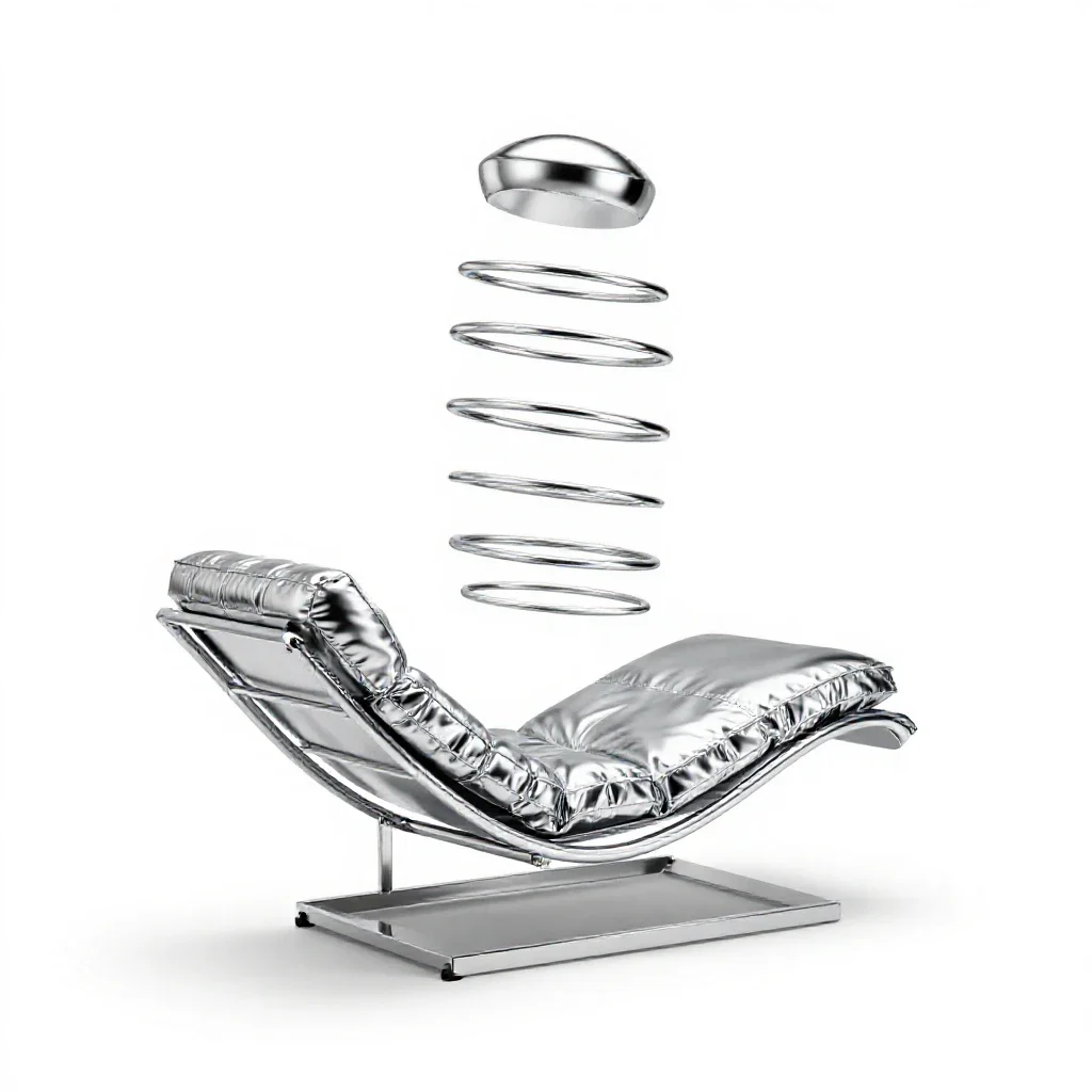 Lounger isolated on a white background