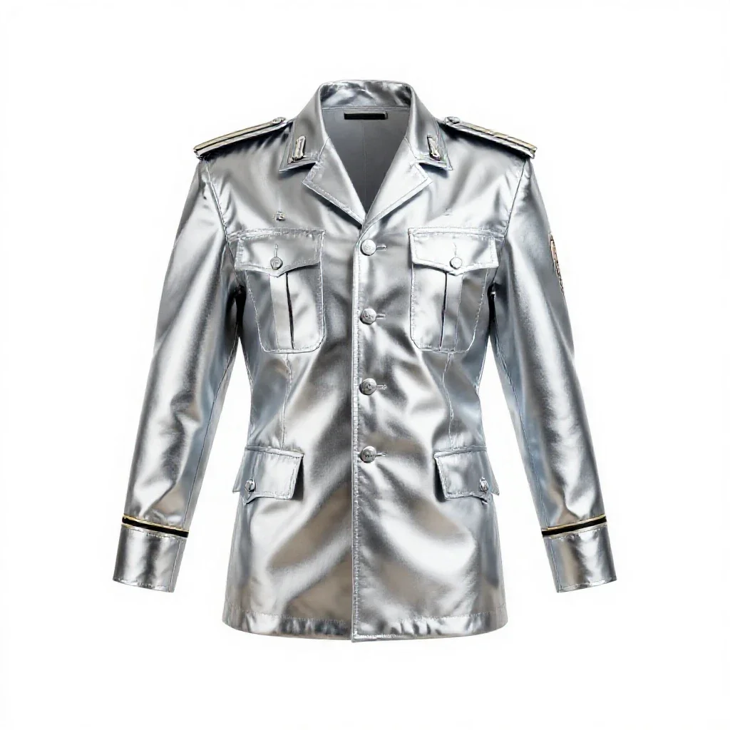 Military uniform isolated on a white background