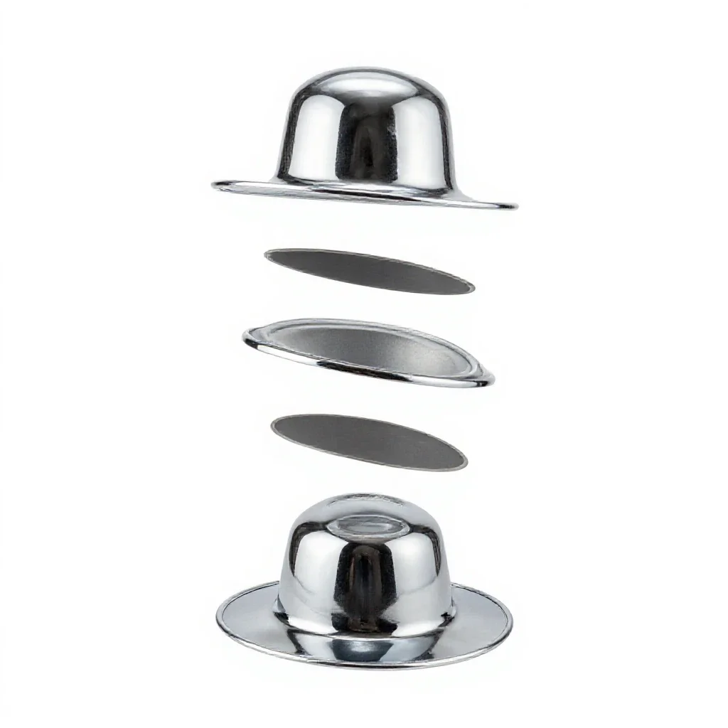 Millinery isolated on a white background