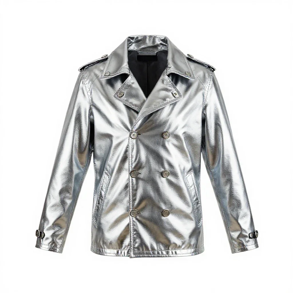 Pea jacket isolated on a white background