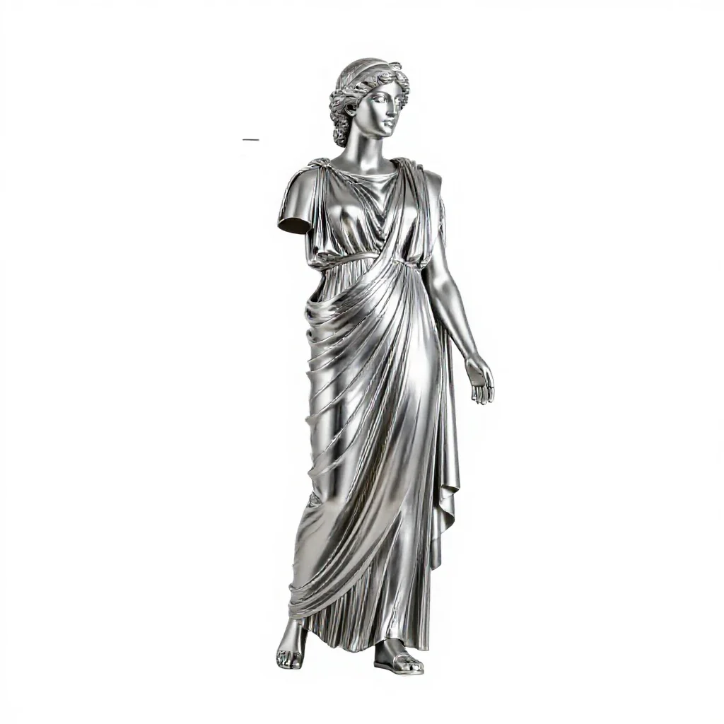 Peplos isolated on a white background