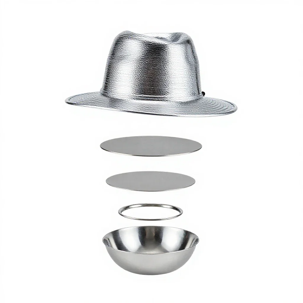 Pith hat isolated on a white background