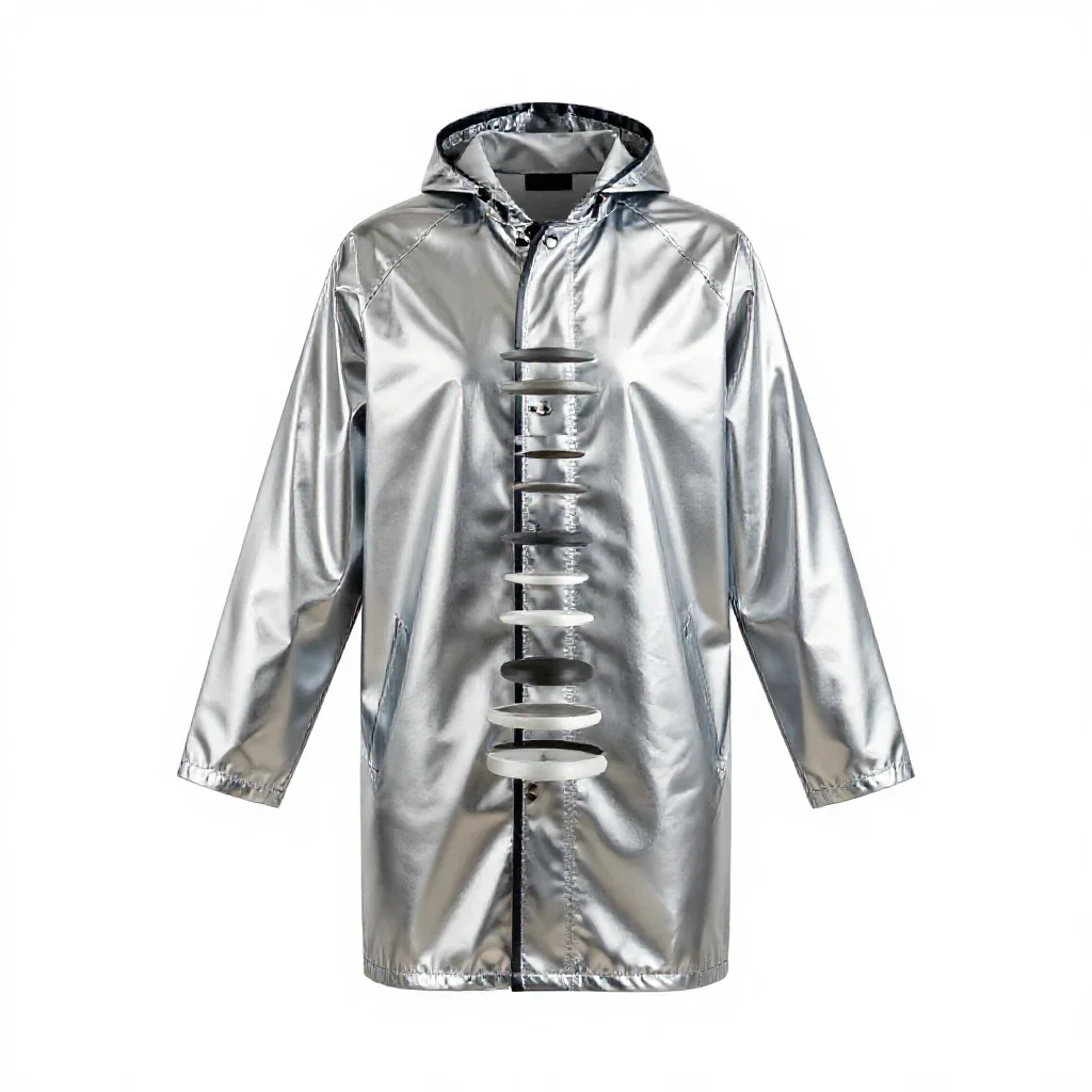 Raincoat isolated on a white background