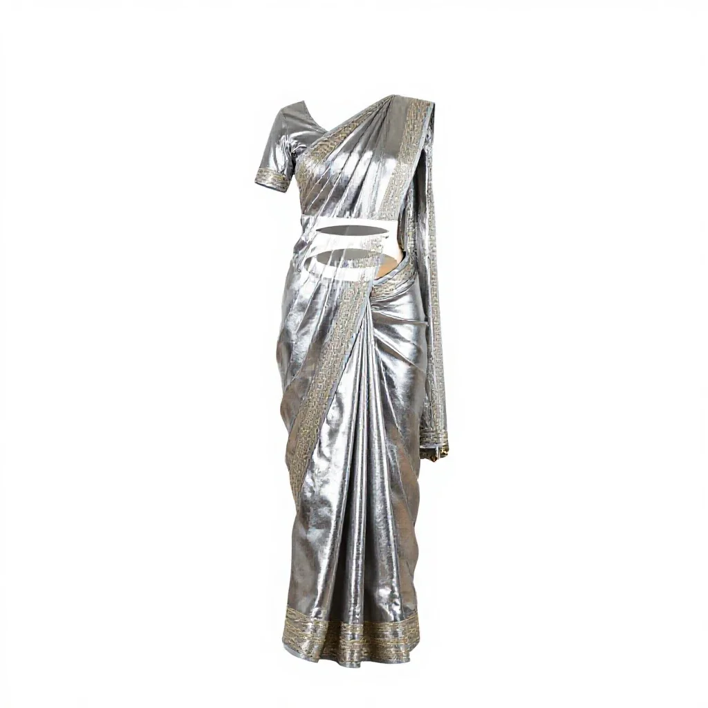 Sari isolated on a white background