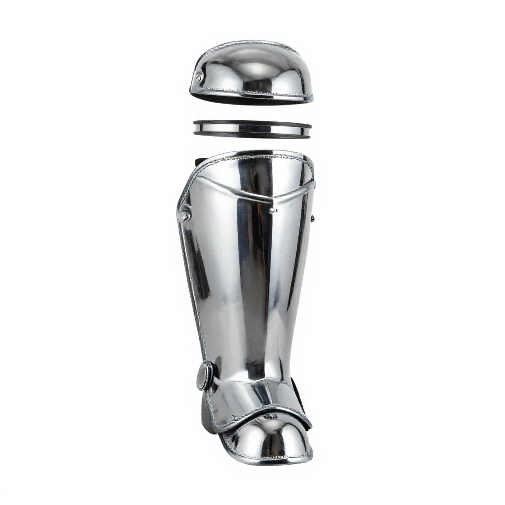 Shin guard isolated on a white background