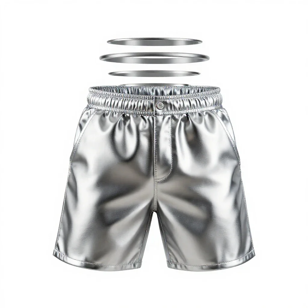 Short pants isolated on a white background