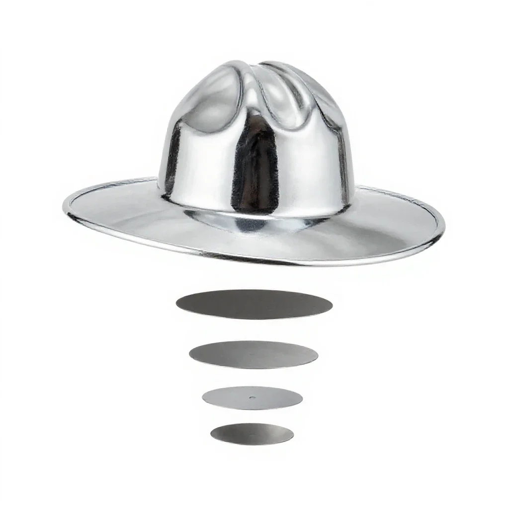 Shovel hat isolated on a white background