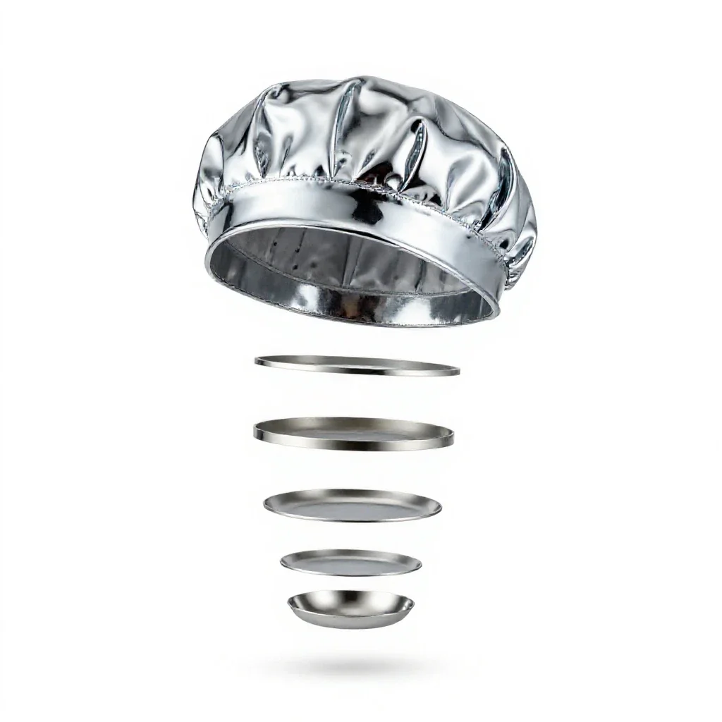 Shower cap isolated on a white background