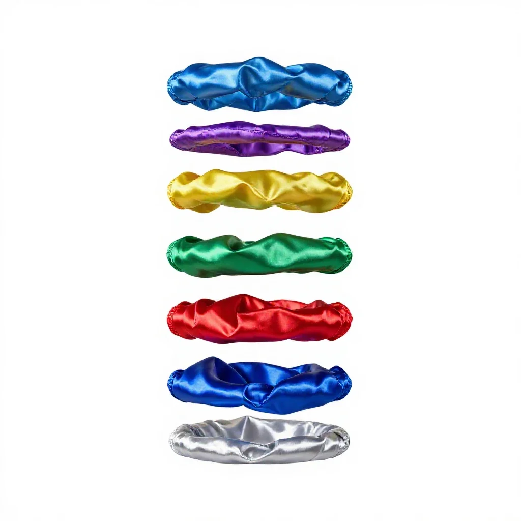 Silks isolated on a white background
