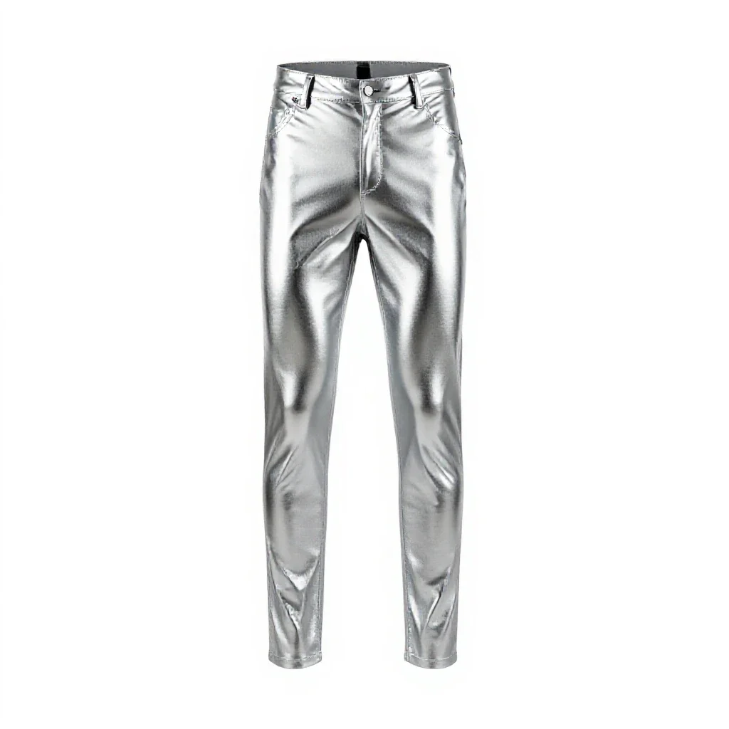 Stretch pants isolated on a white background