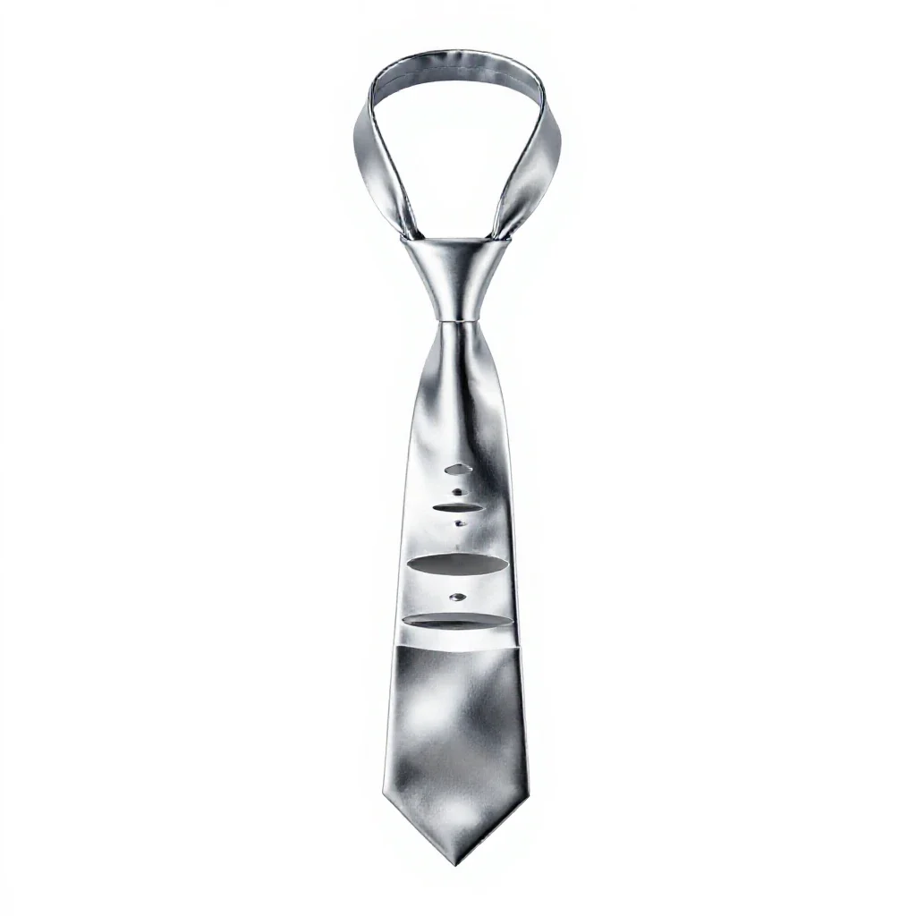 String tie isolated on a white background