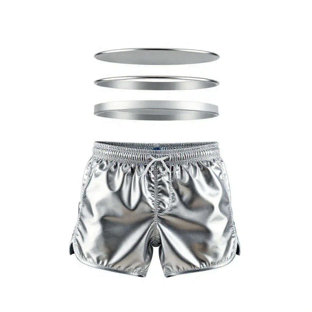 Swimming trunks isolated on a white background