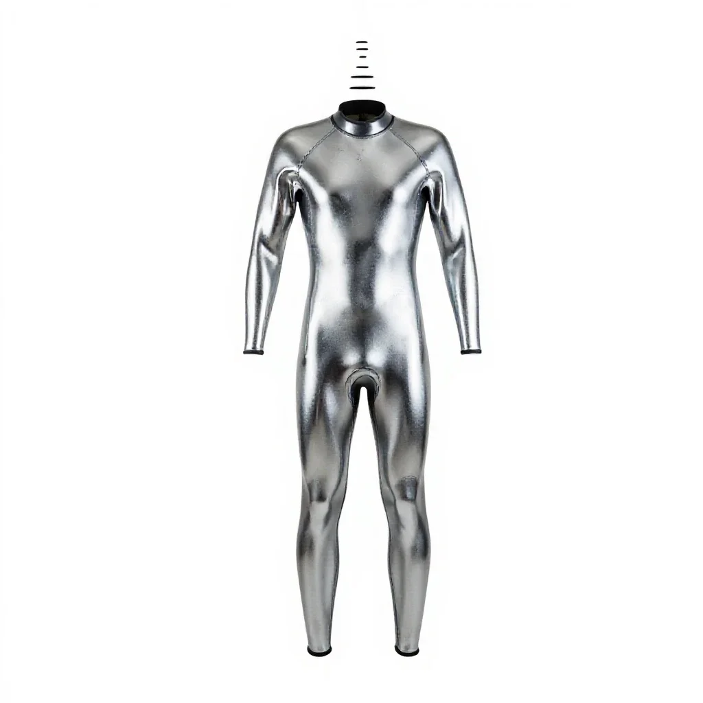 Wet suit isolated on a white background