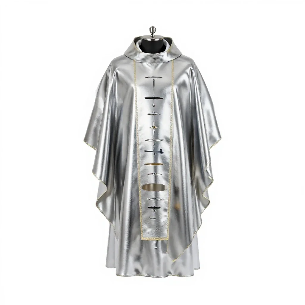 Ecclesiastical attire isolated on a white background