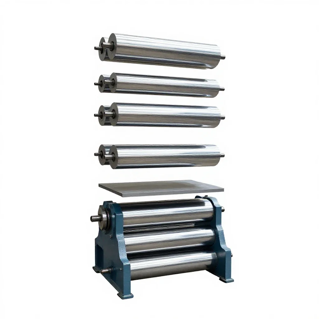 Rolling mill isolated on a white background