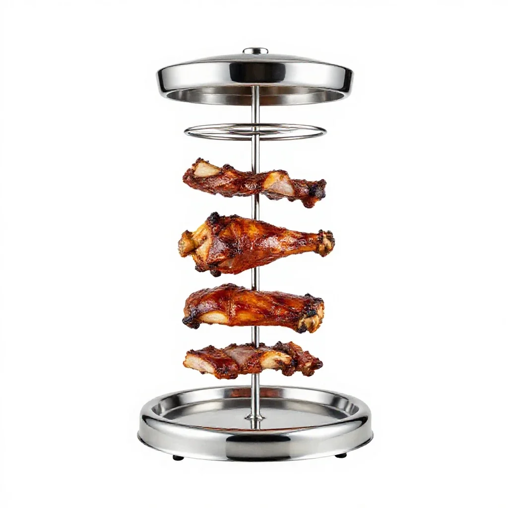 Rotisserie isolated on a white background