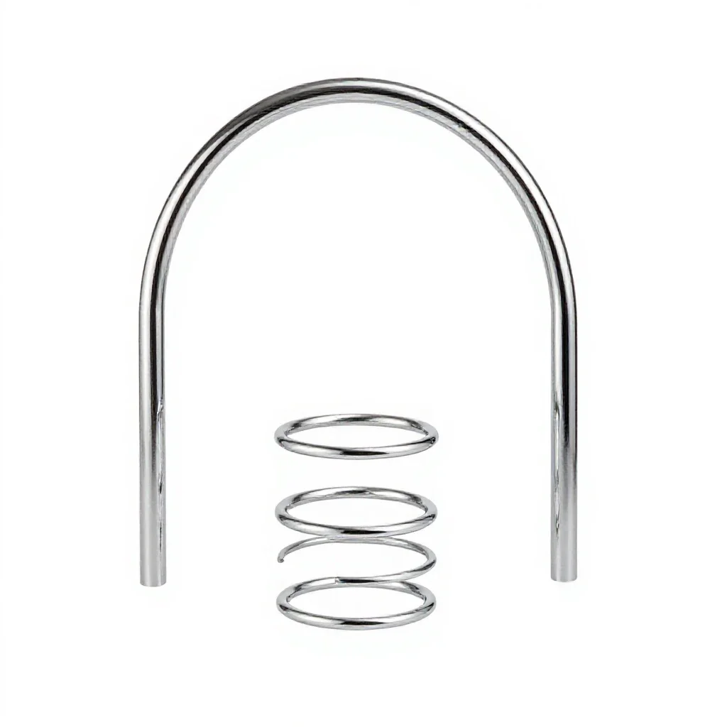 Round arch isolated on a white background