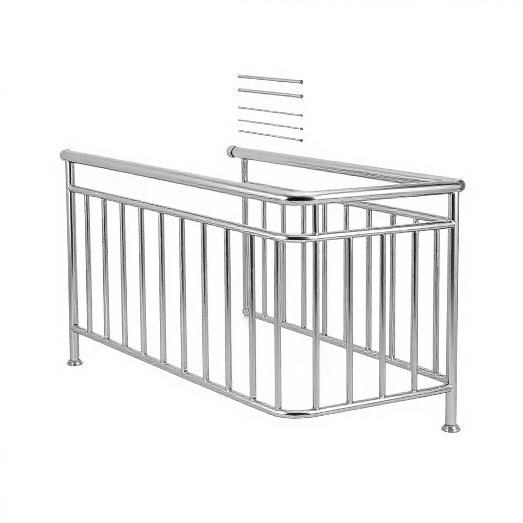 Safety rail isolated on a white background