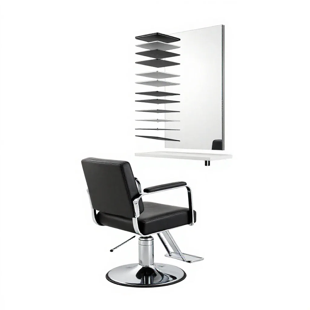 Salon isolated on a white background