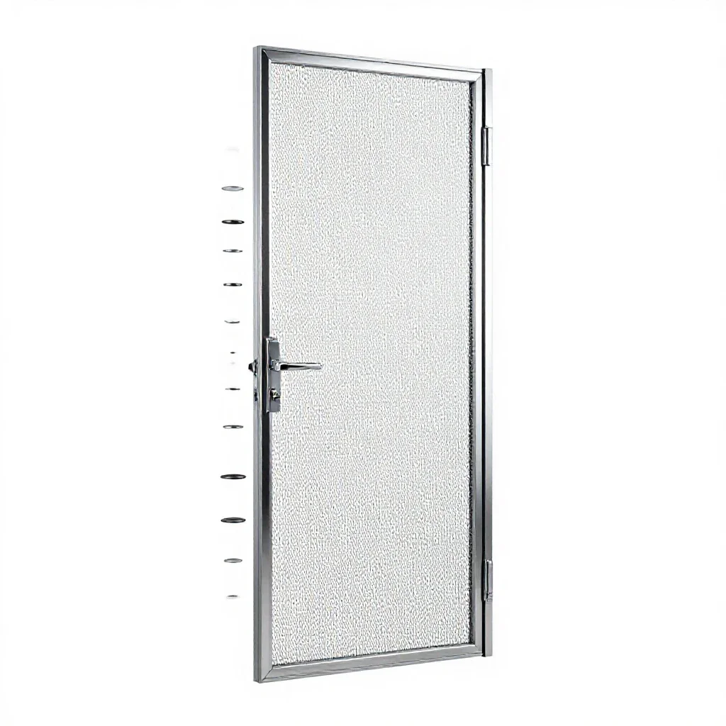 Screen door isolated on a white background