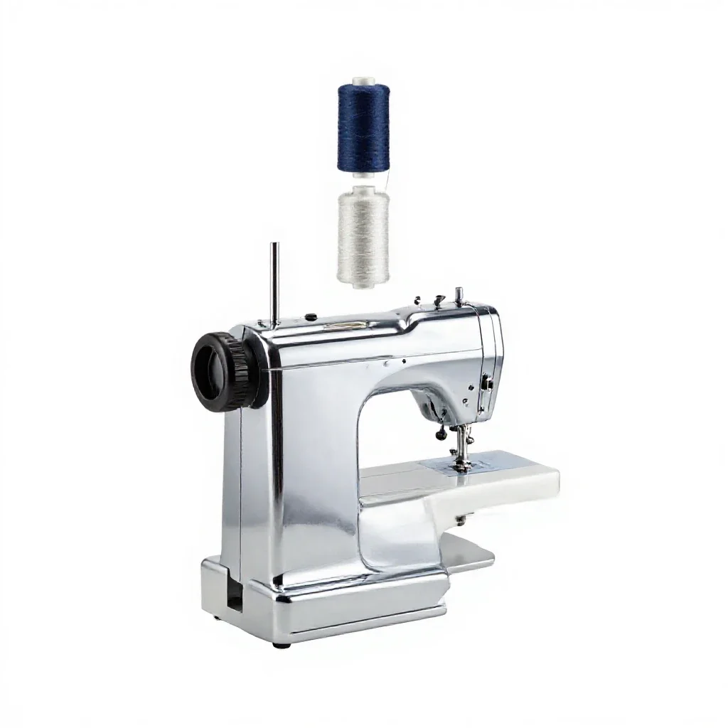 Sewing room isolated on a white background