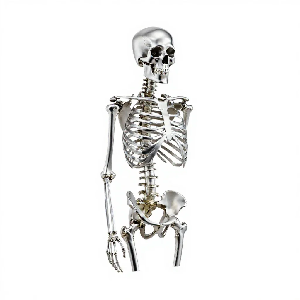 Skeleton isolated on a white background