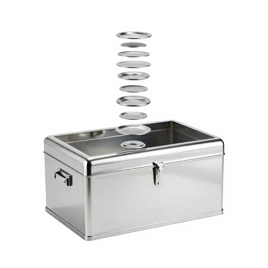 Slop chest isolated on a white background