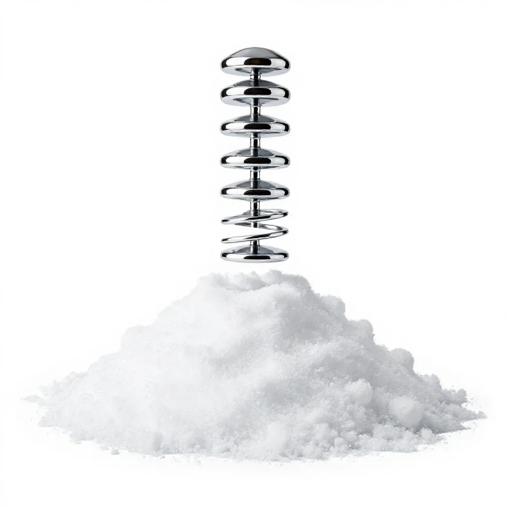 Snowbank isolated on a white background