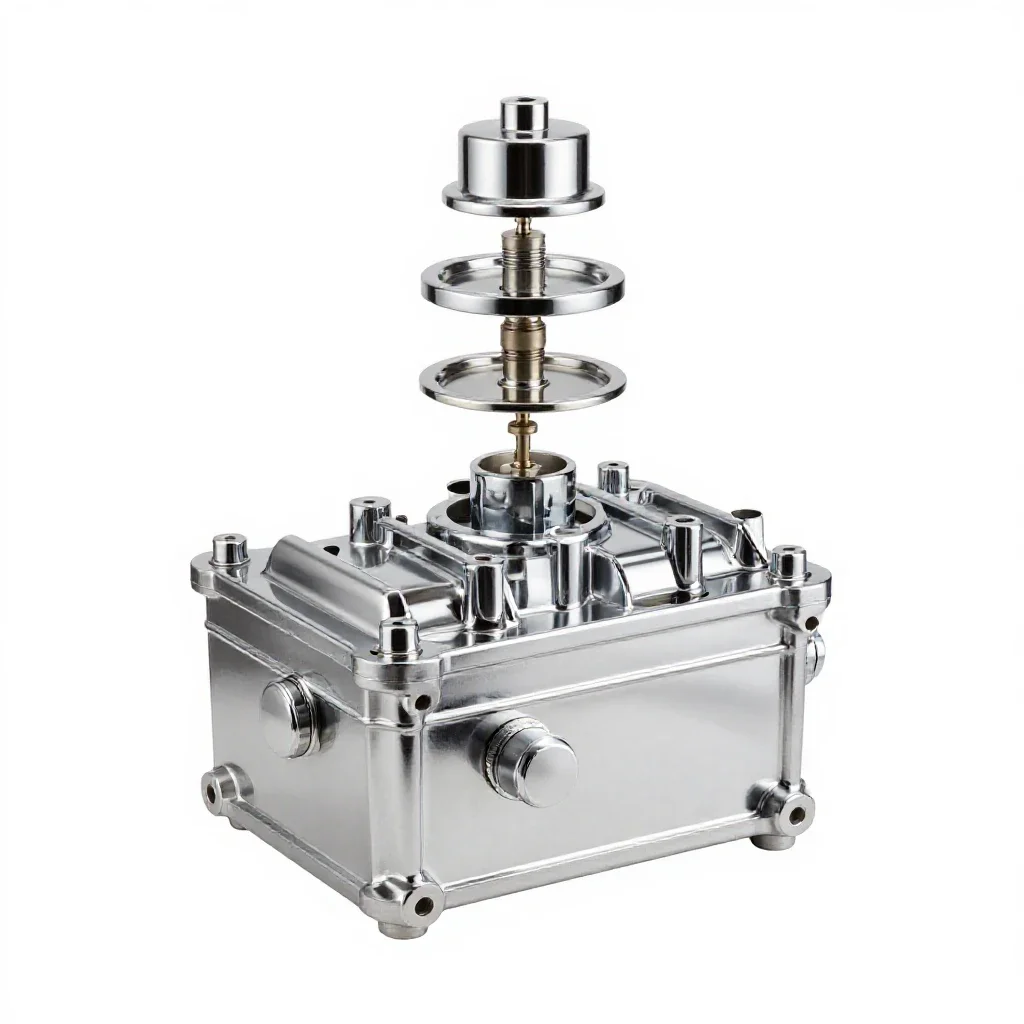 Steam chest isolated on a white background
