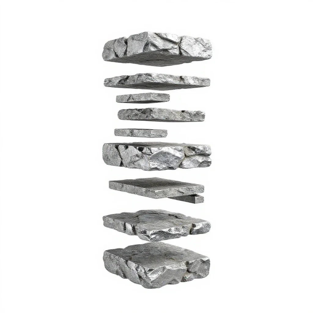 Stonework isolated on a white background