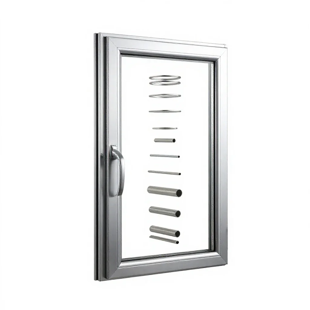 Storm window isolated on a white background