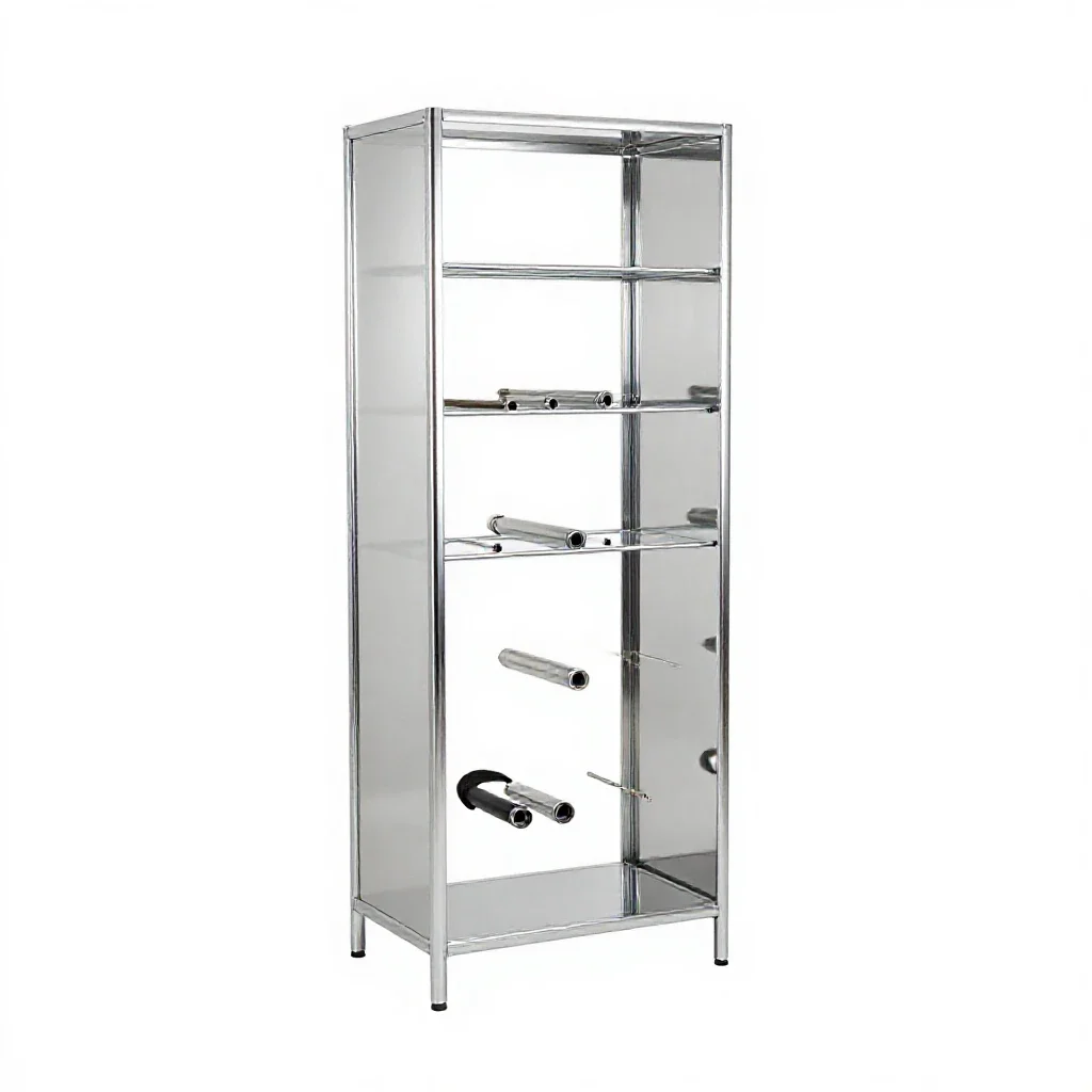 Supply closet isolated on a white background