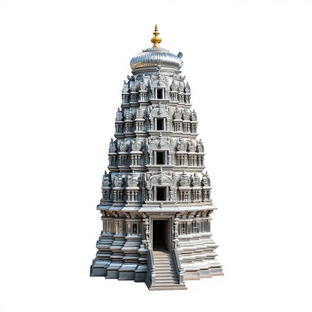 Temple isolated on a white background