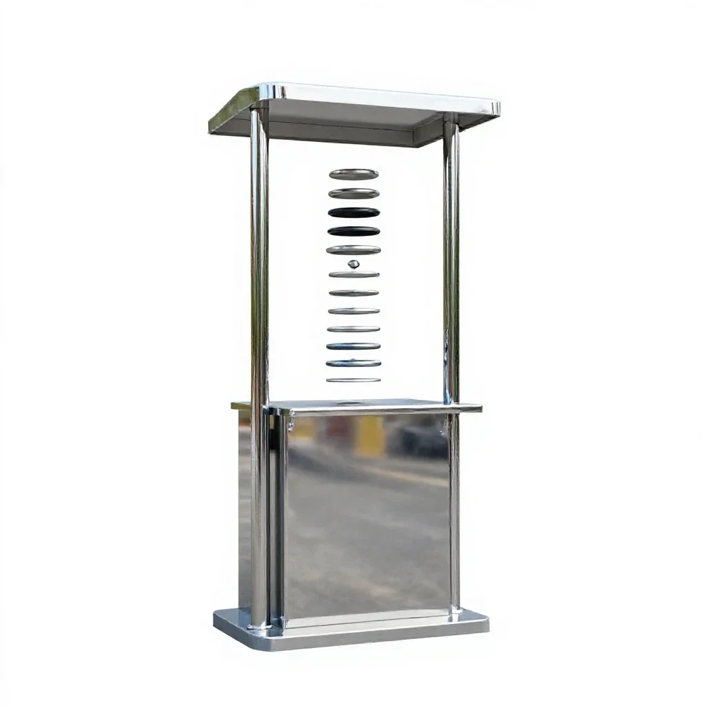 Tollbooth isolated on a white background