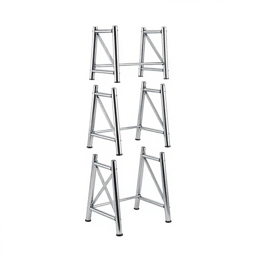 Trestlework isolated on a white background