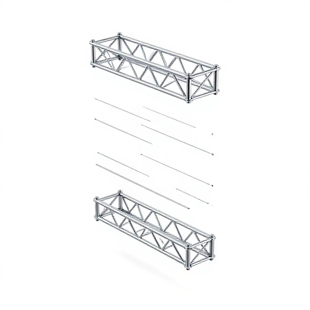 Truss isolated on a white background