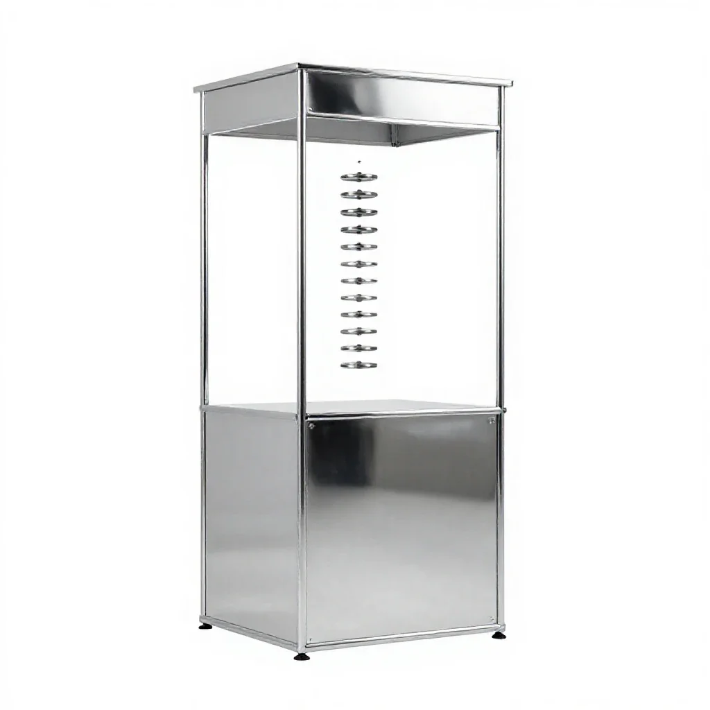 Voting booth isolated on a white background
