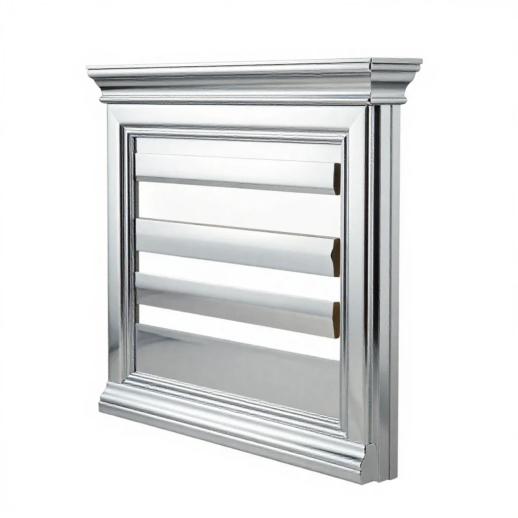 Wainscoting isolated on a white background