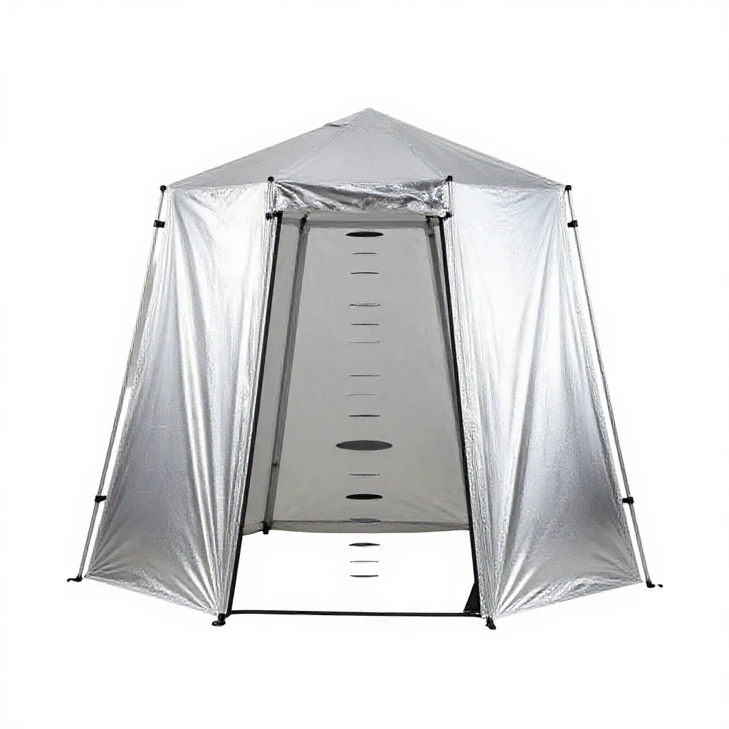 Wall tent isolated on a white background