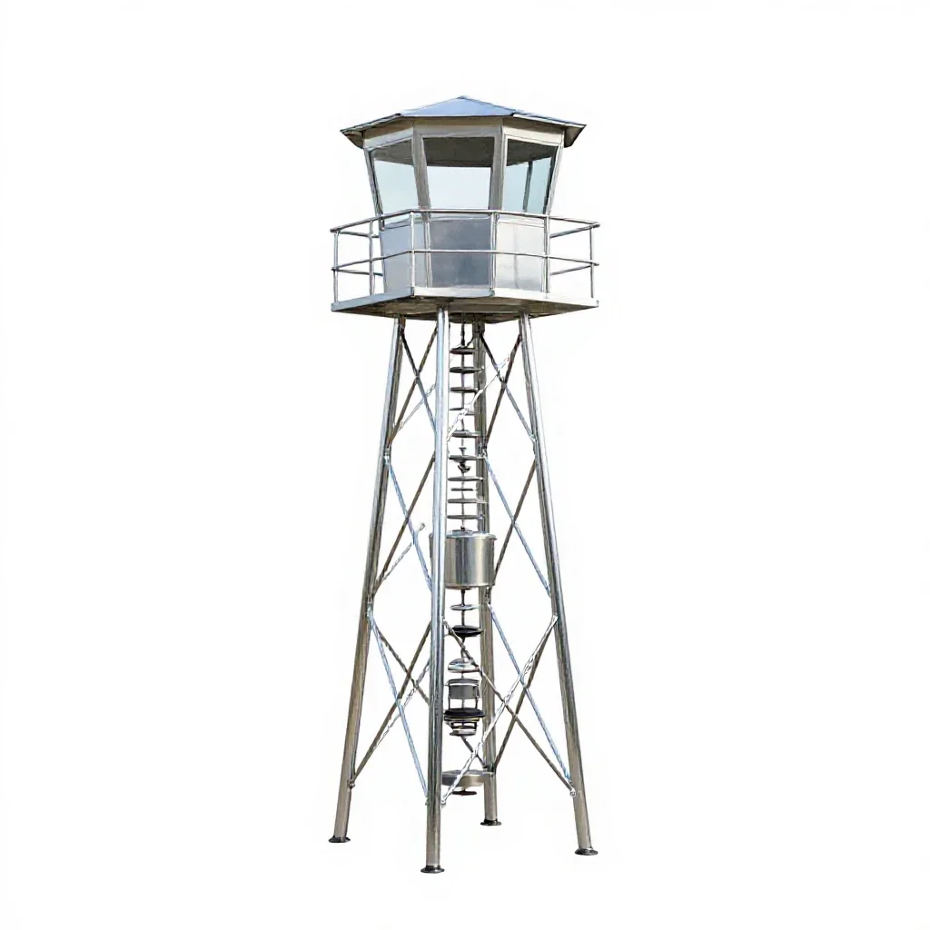 Watchtower isolated on a white background