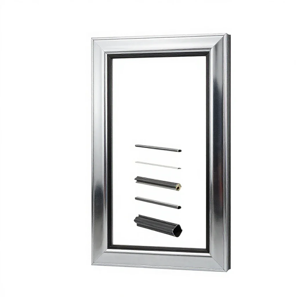 Window frame isolated on a white background