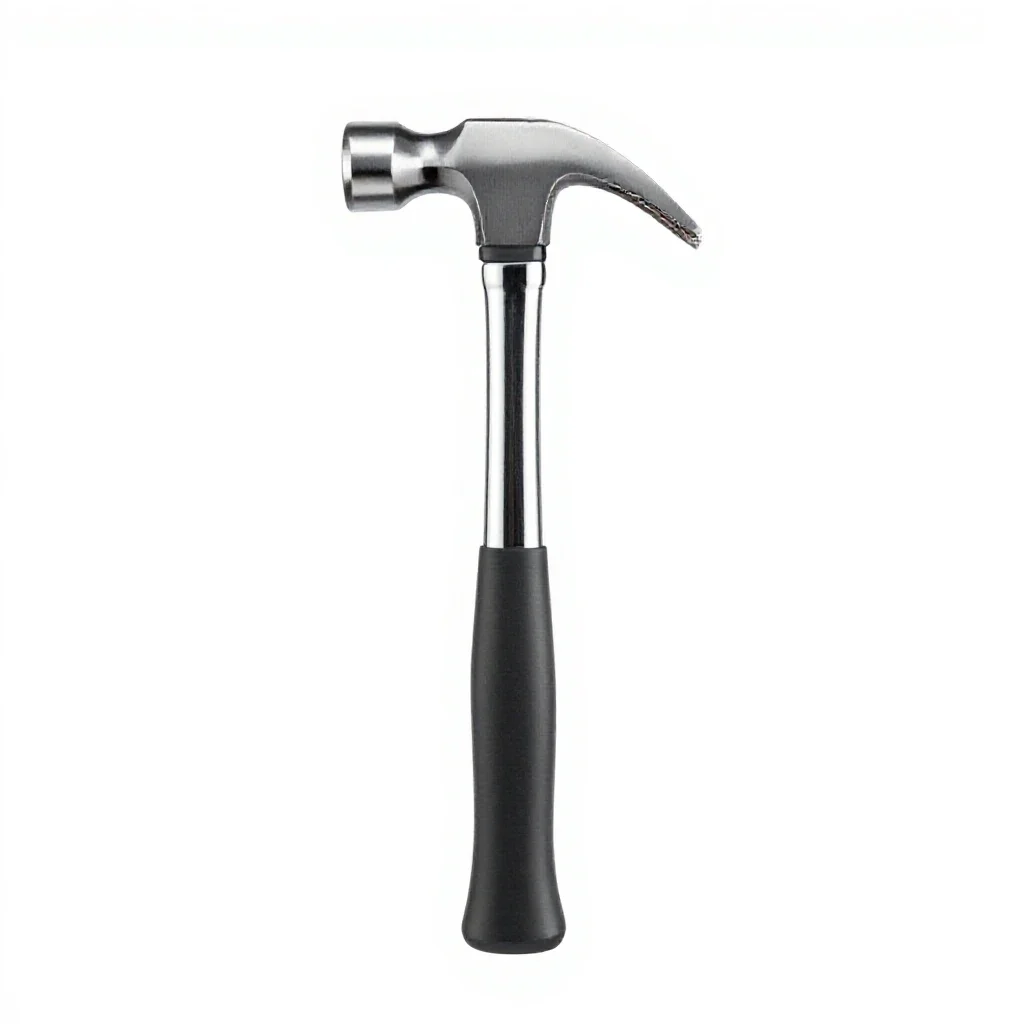 Ball-peen hammer isolated on a white background