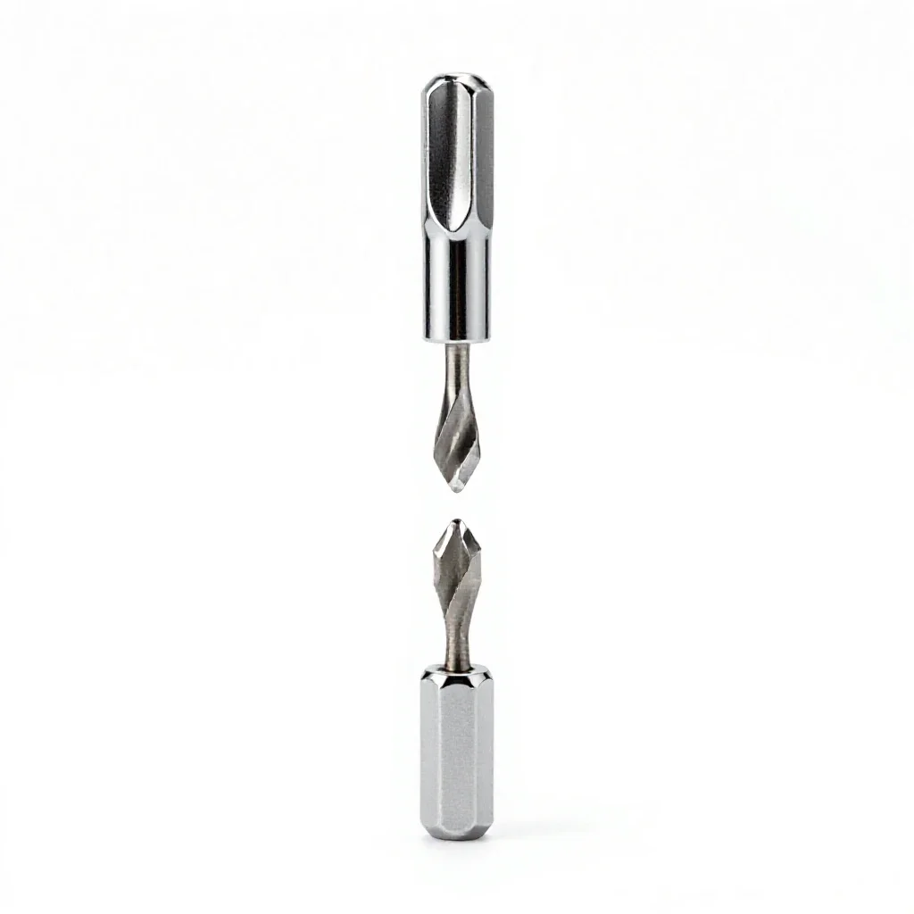 Brace and bit isolated on a white background