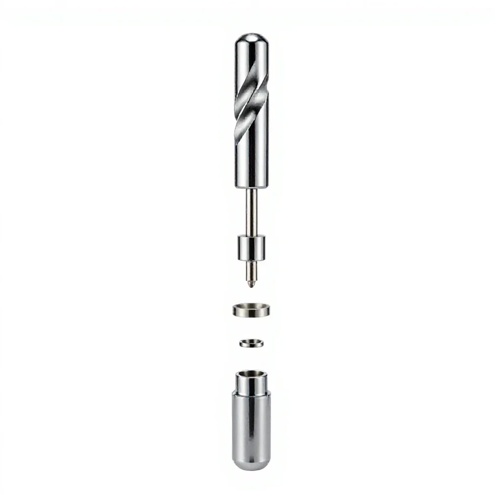 Breast drill isolated on a white background