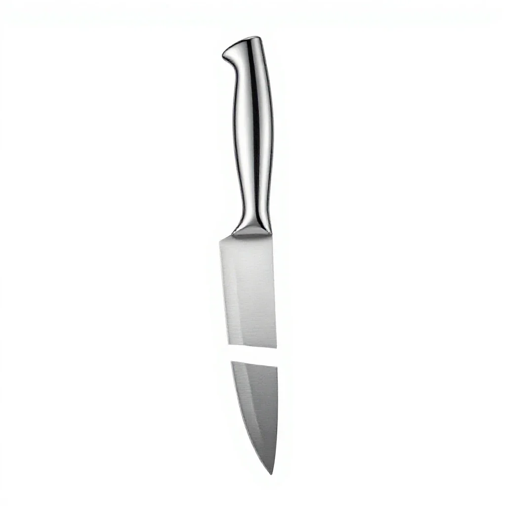 Butcher knife isolated on a white background