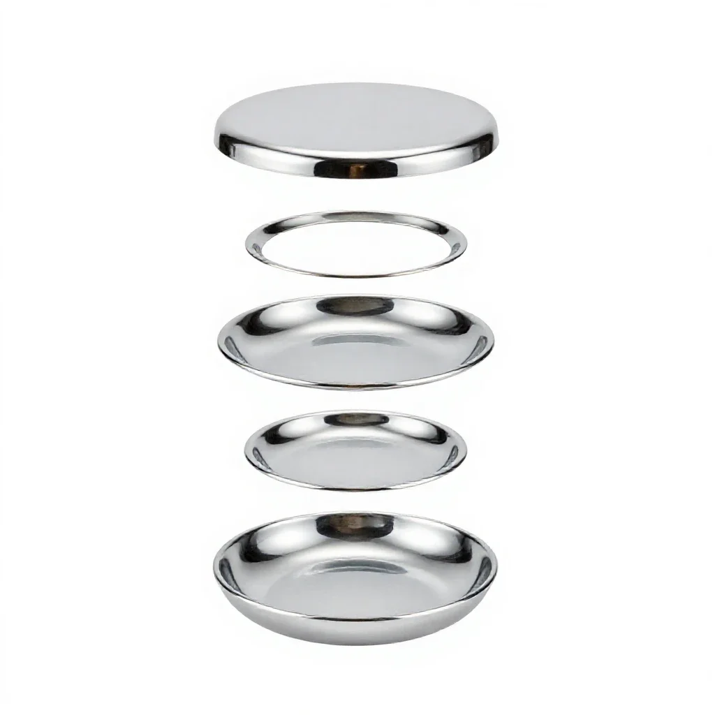 Circular plane isolated on a white background