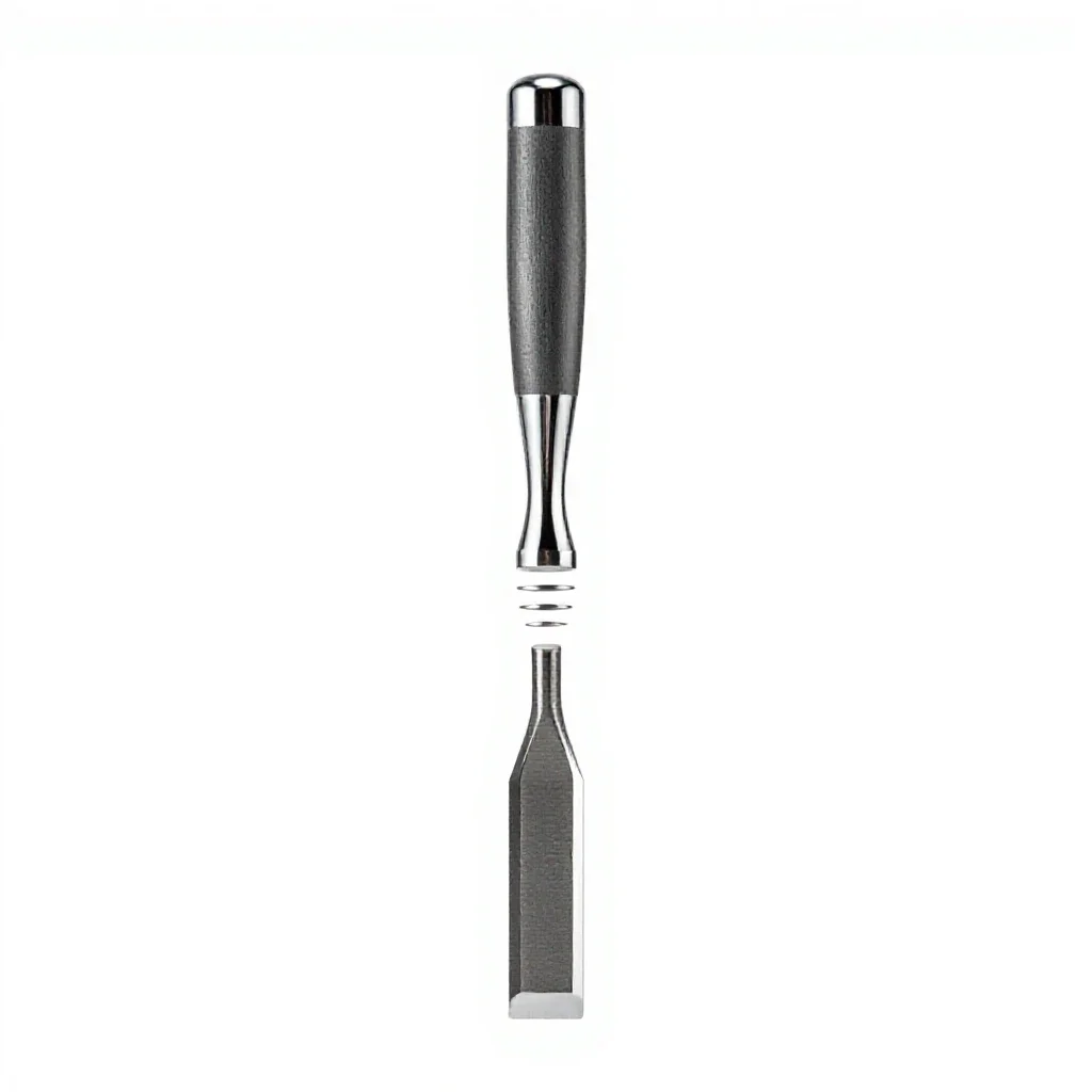 Cold chisel isolated on a white background